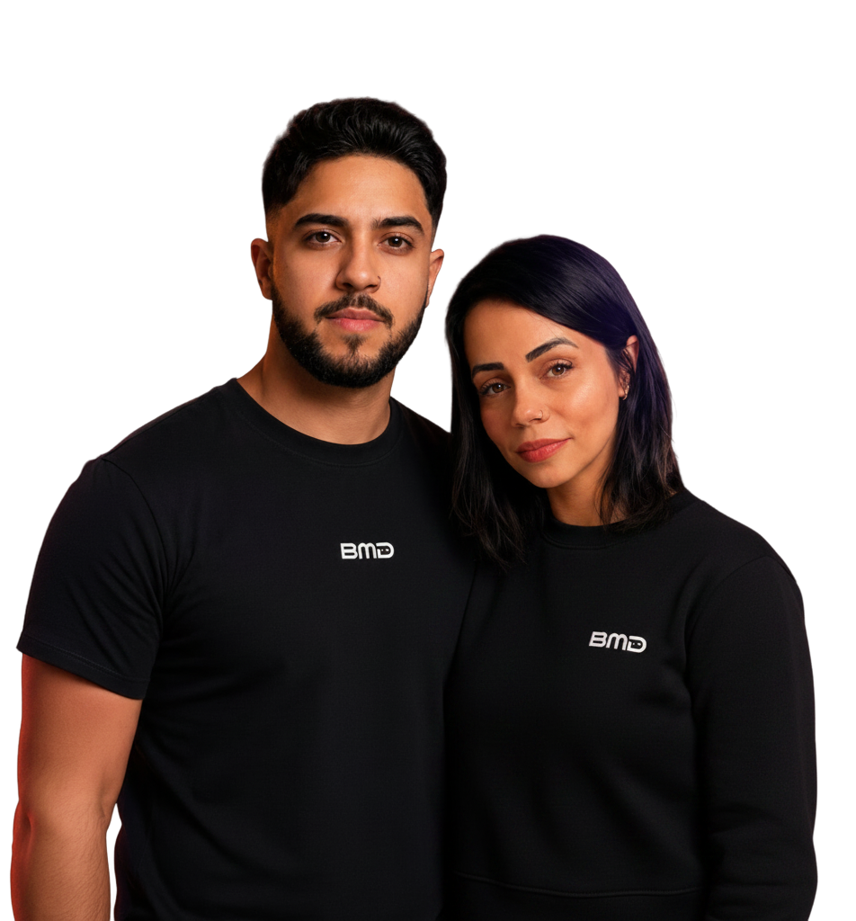 Caique Gusmões e Camila Calemusti, fundadores da Be Mind